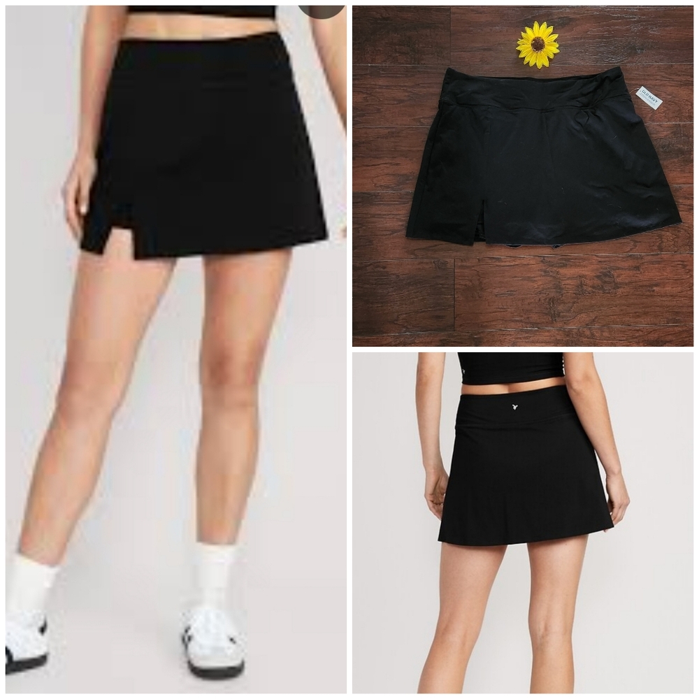 Old Navy Extra High-Waisted PowerChill Skort 🖤NEW
